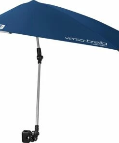 SKLZ Versa Brella Adjustable 5-Way Umbrella w/ Universal Clamp Firebrick Red