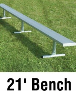 National Rec 21' PORTABLE Aluminum Team Player Bench