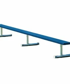 15' Portable Aluminum Powder Coated Player Bench, BEPI15C