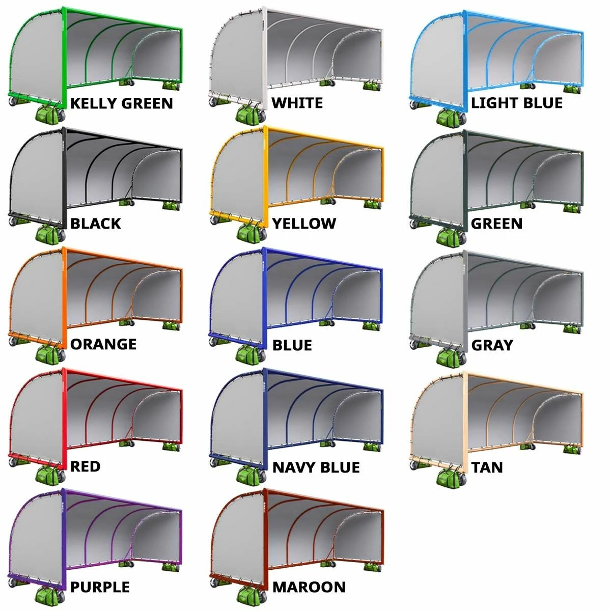 Kwik Goal Club Team Soccer Shelter 2 Kwik Goal Club Team Soccer Shelter - Image 2