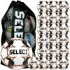 Select 20pk Club DB Soccer Ball Package w/ Bag Black