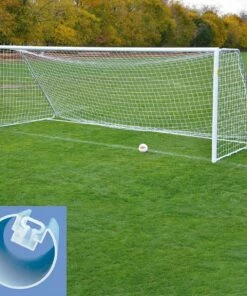 Jaypro 8'x24' Nova Classic ROUND Soccer Goals, SGP-400 (pair)