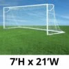 Jaypro 7'x21' Round Nova Club Goals, RCG-21S (pair)