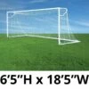 Jaypro 6.5'x18.5' Round Nova Club Goals, RCG-18S (pair)