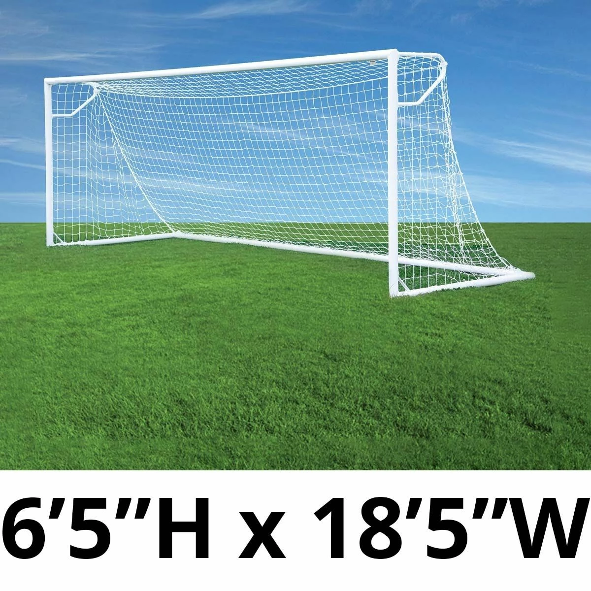 Jaypro 6.5'x18.5' Round Nova Club Goals, RCG-18S (pair) 1 Jaypro 6.5'x18.5' Round Nova Club Goals, RCG-18S (pair)
