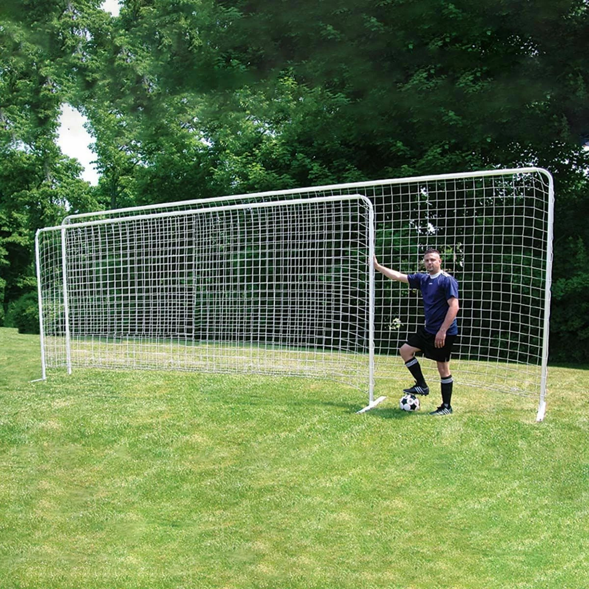Jaypro 8'x24' Portable Training Soccer Goal, STG-824 1 Jaypro 8'x24' Portable Training Soccer Goal, STG-824