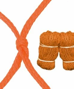 Jaypro 8'x24'x4'x10' Soccer Nets, 4mm Braided, SND-7/8 (pair) White -Deals Soccer Store a11 510 2