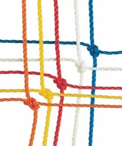 Champion 8'x24'x4'x10', 3mm Official Soccer Nets, 203 (pair) Orange