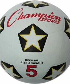 Champion Rubber Soccer Ball, Size 3, 4 & 5