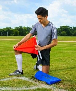Champion Fold-A-Flag Folding Soccer Corner Flags, set of 4, SCF50 -Deals Soccer Store a11 767 new 07