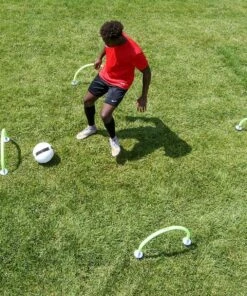 Kwik Goal 19"W Soccer Training Arches, Hi-Vis Green, 16A1324 -Deals Soccer Store a11 775 new 02