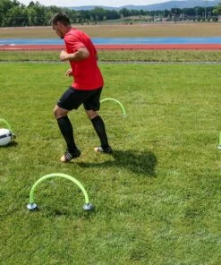 Kwik Goal 19"W Soccer Training Arches, Hi-Vis Green, 16A1324 -Deals Soccer Store a11 775 new 03