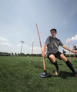 Kwik Goal Set/6 Premier Coaching Sticks w/ Rubber Bases, 16B22 Blue -Deals Soccer Store a11 776 new 02