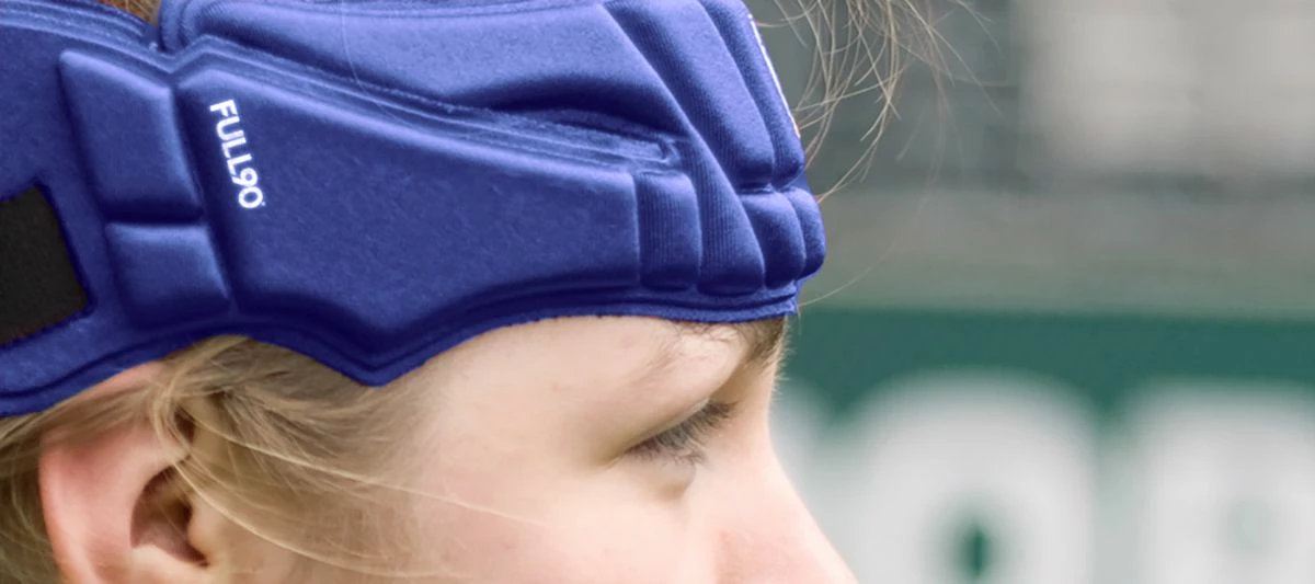 Full 90 Premier Protective Soccer Headguard Red 6 Full 90 Premier Protective Soccer Headguard Red - Image 6