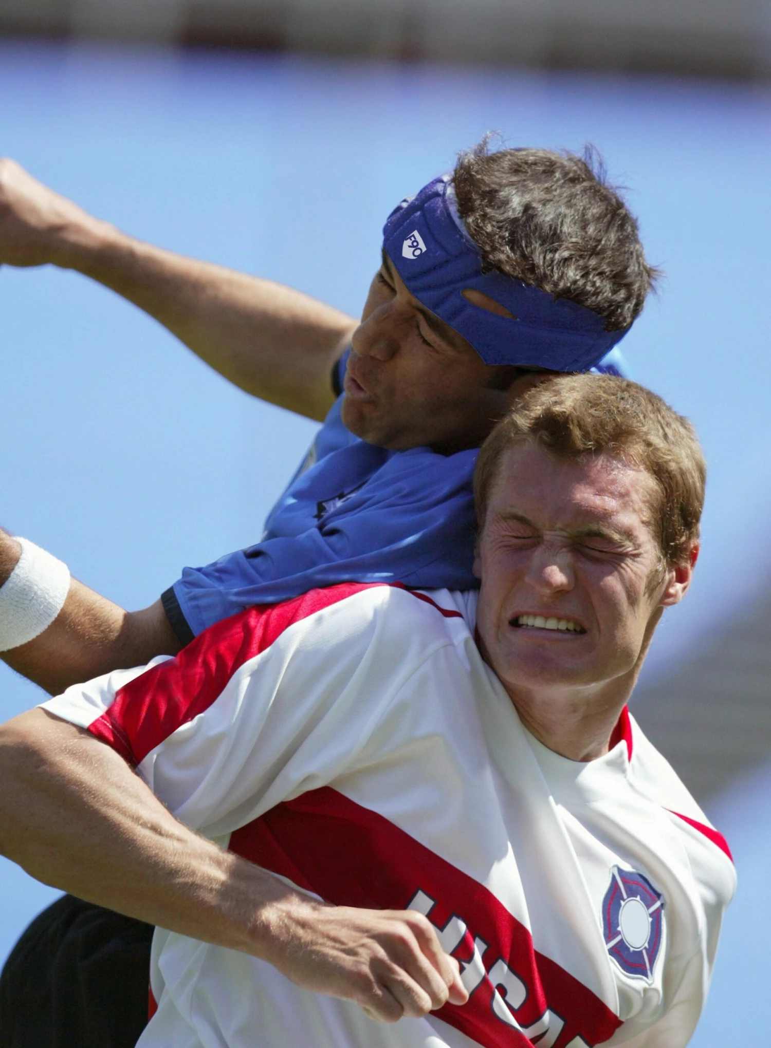 Full 90 Premier Protective Soccer Headguard Red 7 Full 90 Premier Protective Soccer Headguard Red - Image 7