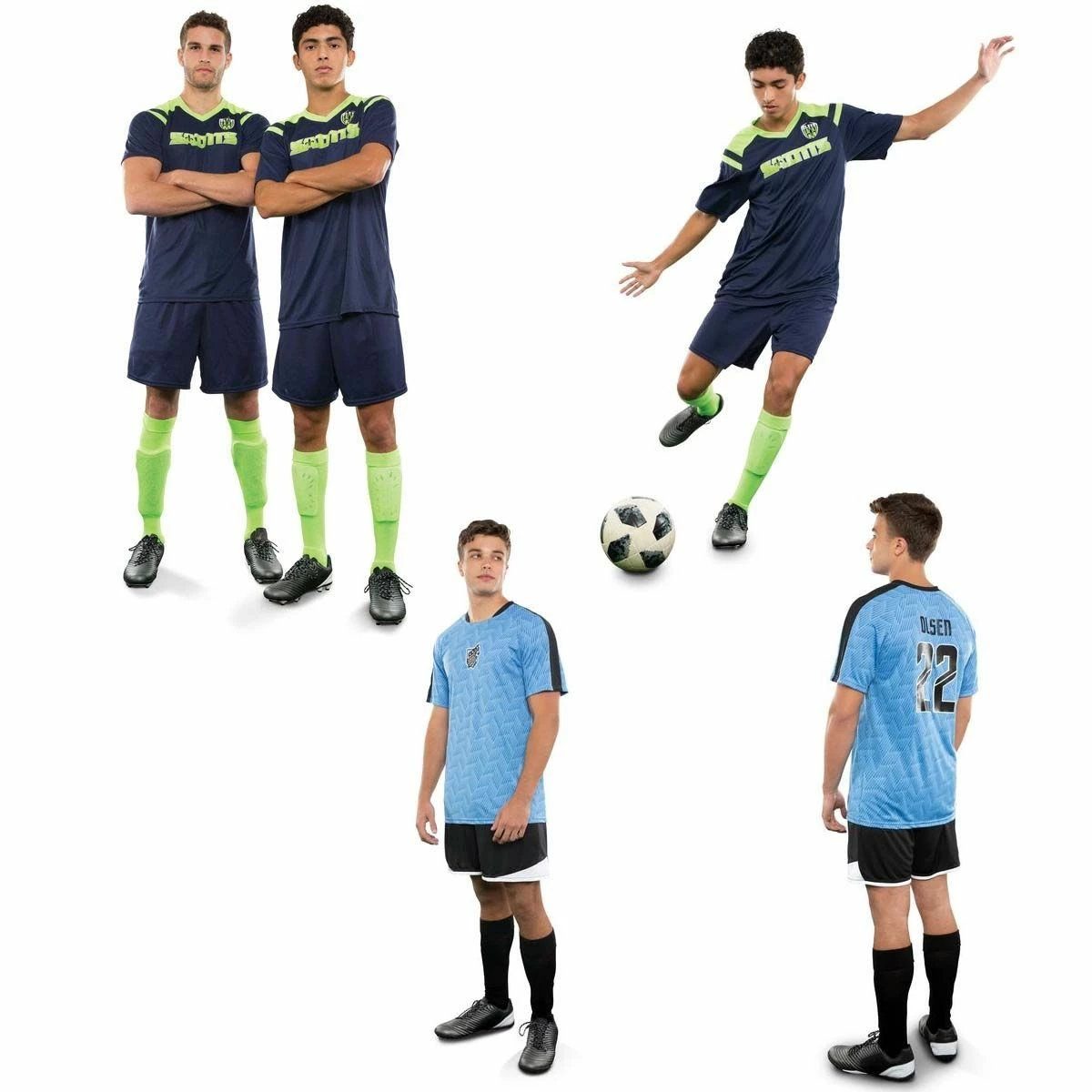 High Five Soccer Socks, LARGE 2 High Five Soccer Socks, LARGE - Image 2