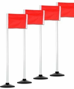 Champro All-Surface Official Soccer Corner Flags w/ Rubber Base, set of 4, A197RB