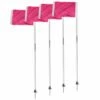 Kwik Goal Pink Soccer Corner Flags, set of 4, 6B520