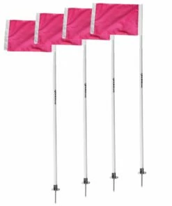 Kwik Goal Pink Soccer Corner Flags, set of 4, 6B520