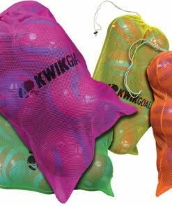 Kwik Goal Hi-Vis Mesh Soccer Equipment Bag, 5B12, 24"Wx36"L Green