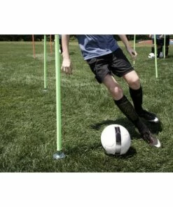 Kwik Goal Set of 6 Soccer Coaching Sticks 2 Go Hi-Vis Green -Deals Soccer Store a11 981 2 1