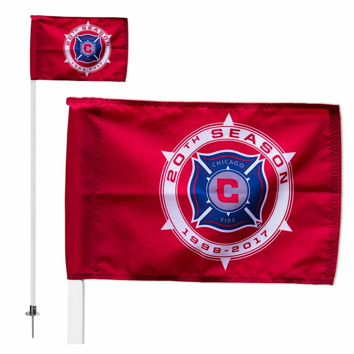 Kwik Goal Custom Official Corner Flag (Upright & Flag) 1 Kwik Goal Custom Official Corner Flag (Upright & Flag)