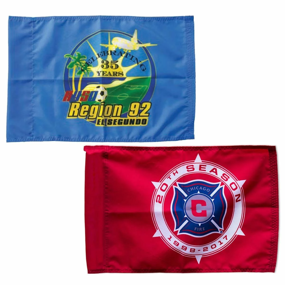 Kwik Goal Custom Premier Corner Flag (Base, Upright & Flag) 2 Kwik Goal Custom Premier Corner Flag (Base, Upright & Flag) - Image 2