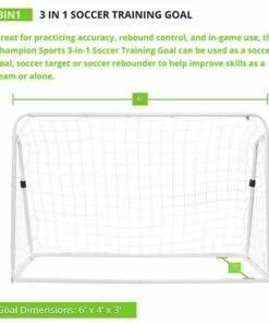 Champion 3-in-1 4'x6' Soccer Training Goal -Deals Soccer Store a12 031 2