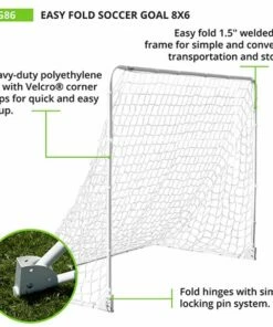 Champion 6'x8' Easy Fold Soccer Goal -Deals Soccer Store a12 032 3