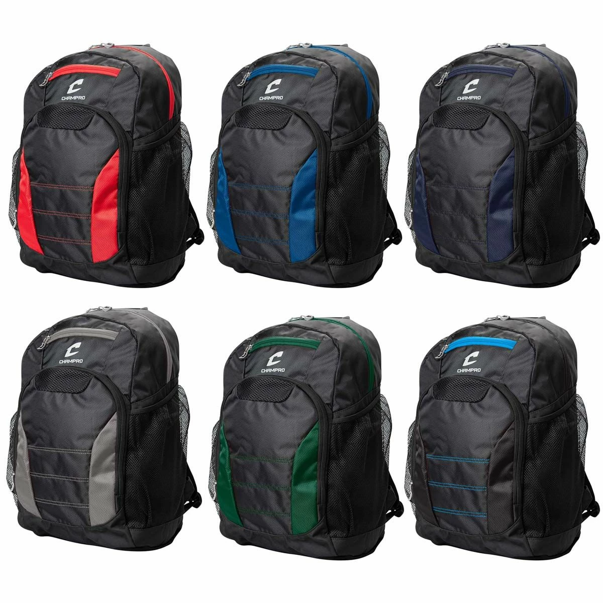Champro Competition Backpack Gray 2 Champro Competition Backpack Gray - Image 2