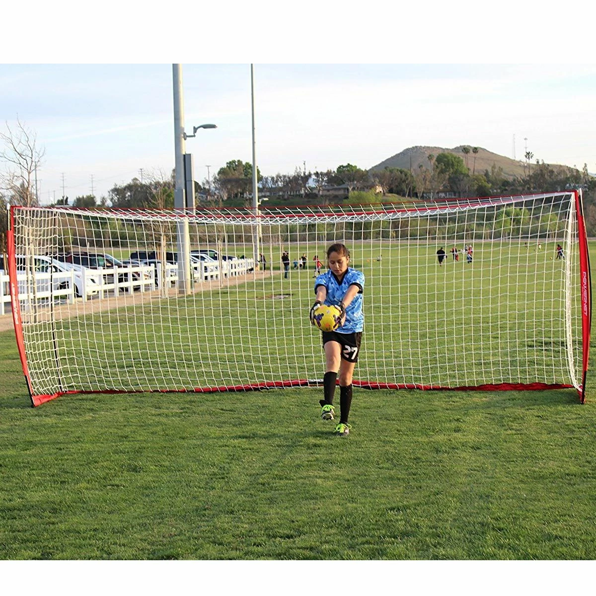 POWERNET 6.5'x18.5' Pop Up Soccer Goal 3 POWERNET 6.5'x18.5' Pop Up Soccer Goal - Image 3