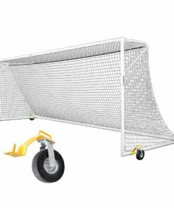 Kwik Goal Pro Premier European 8'x24' Match Soccer Goal w/ Swivel Wheels, 2B2001SW