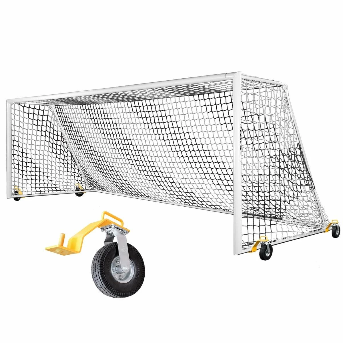 Kwik Goal Evolution EVO 2.1 8'x24' Soccer Goal w/ Swivel Wheels, 2B3406SW 1 Kwik Goal Evolution EVO 2.1 8'x24' Soccer Goal w/ Swivel Wheels, 2B3406SW