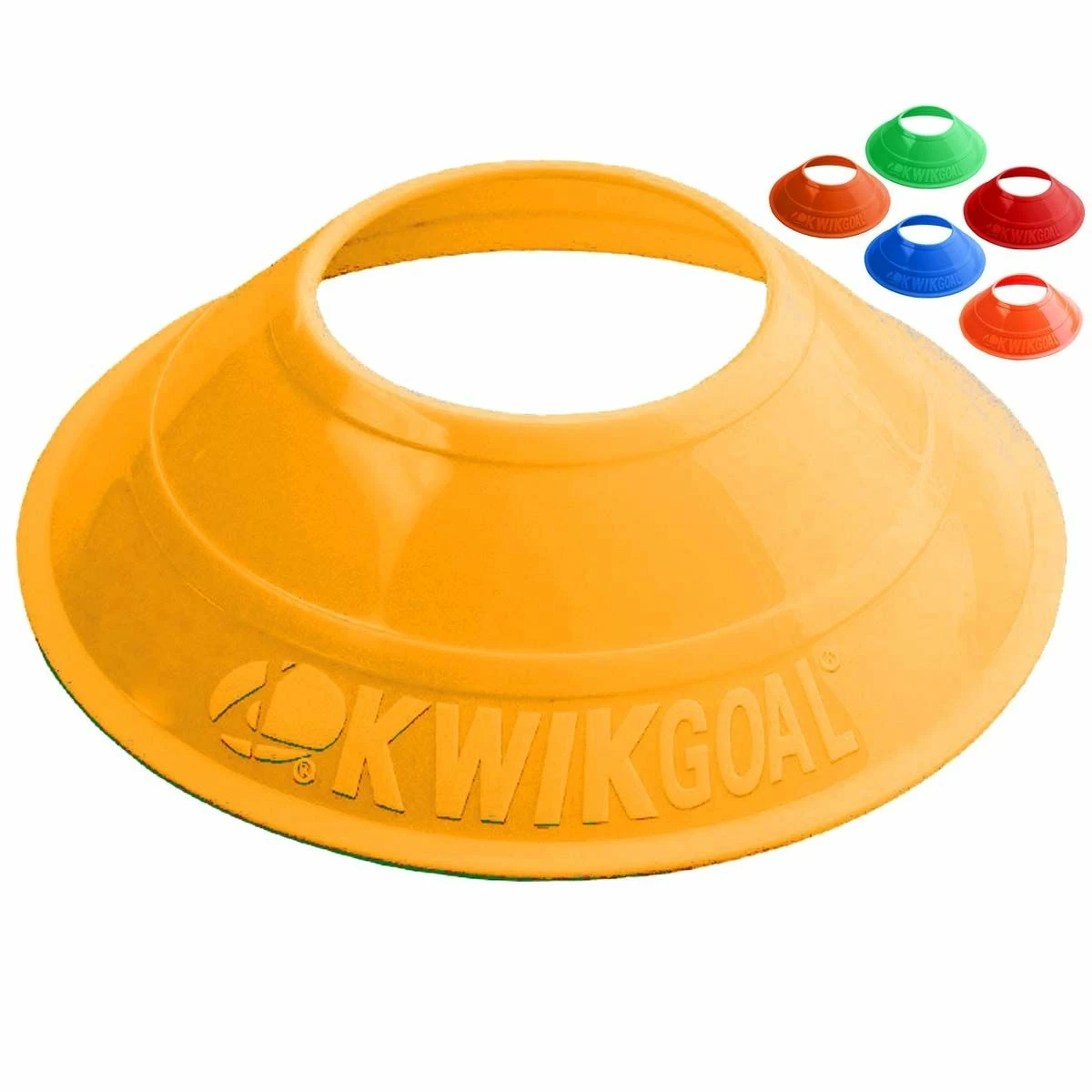 Kwik Goal 6A14 Mini Disc Cones, 25/Pk Red 1 Kwik Goal 6A14 Mini Disc Cones, 25/Pk Red