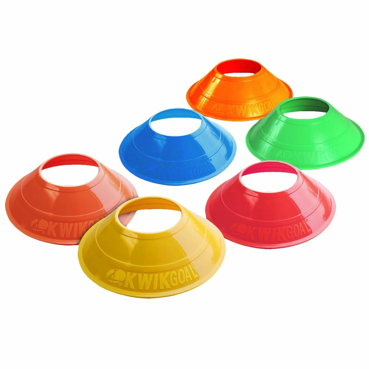 Kwik Goal 6A14 Mini Disc Cones, 25/Pk Red 2 Kwik Goal 6A14 Mini Disc Cones, 25/Pk Red - Image 2