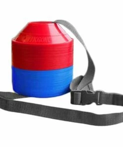 Kwik Goal 6A15 Mini Disc Cones Kit, 50/Kit Blue/Red
