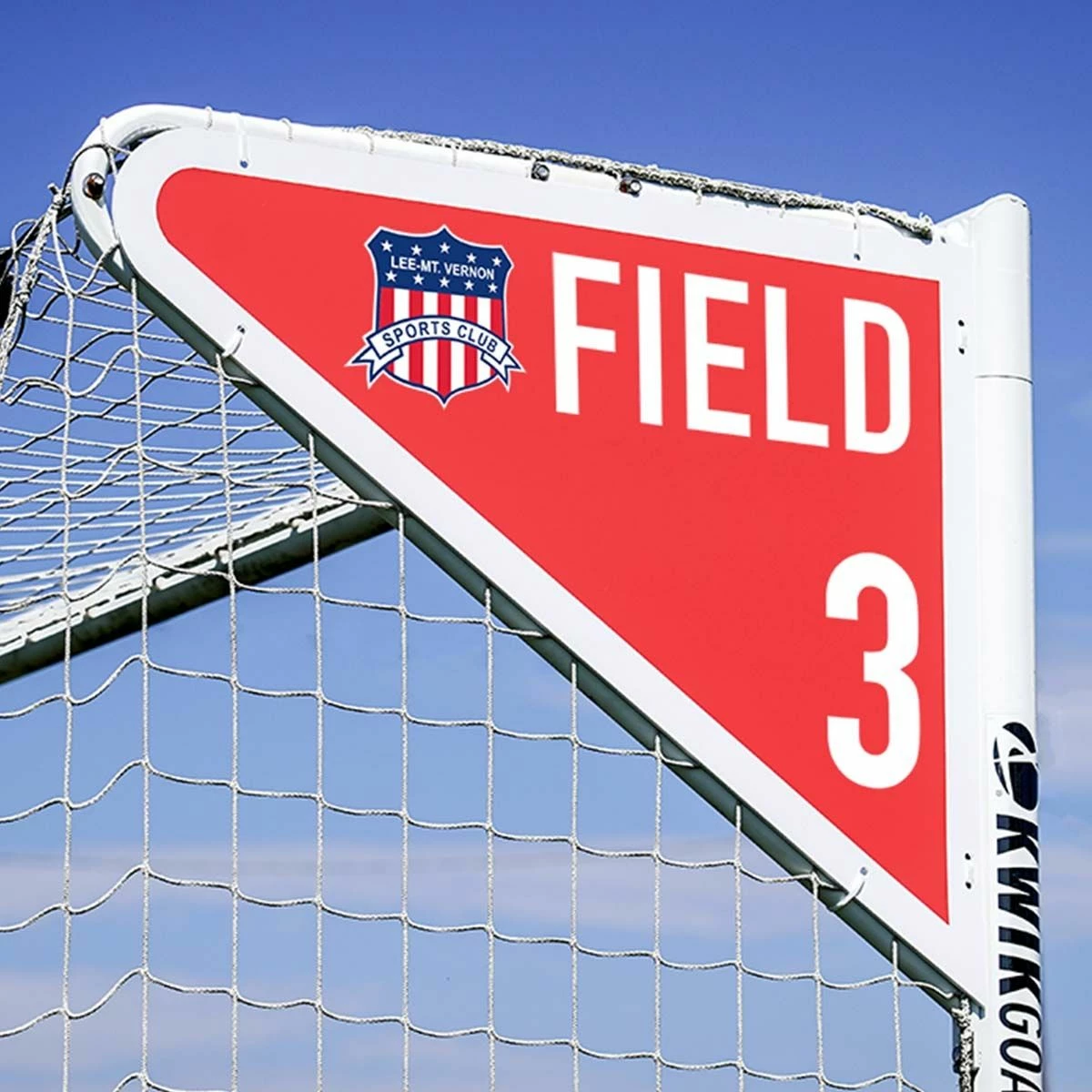 Kwik Goal Custom Backstay Banners, 4/set 1 Kwik Goal Custom Backstay Banners, 4/set