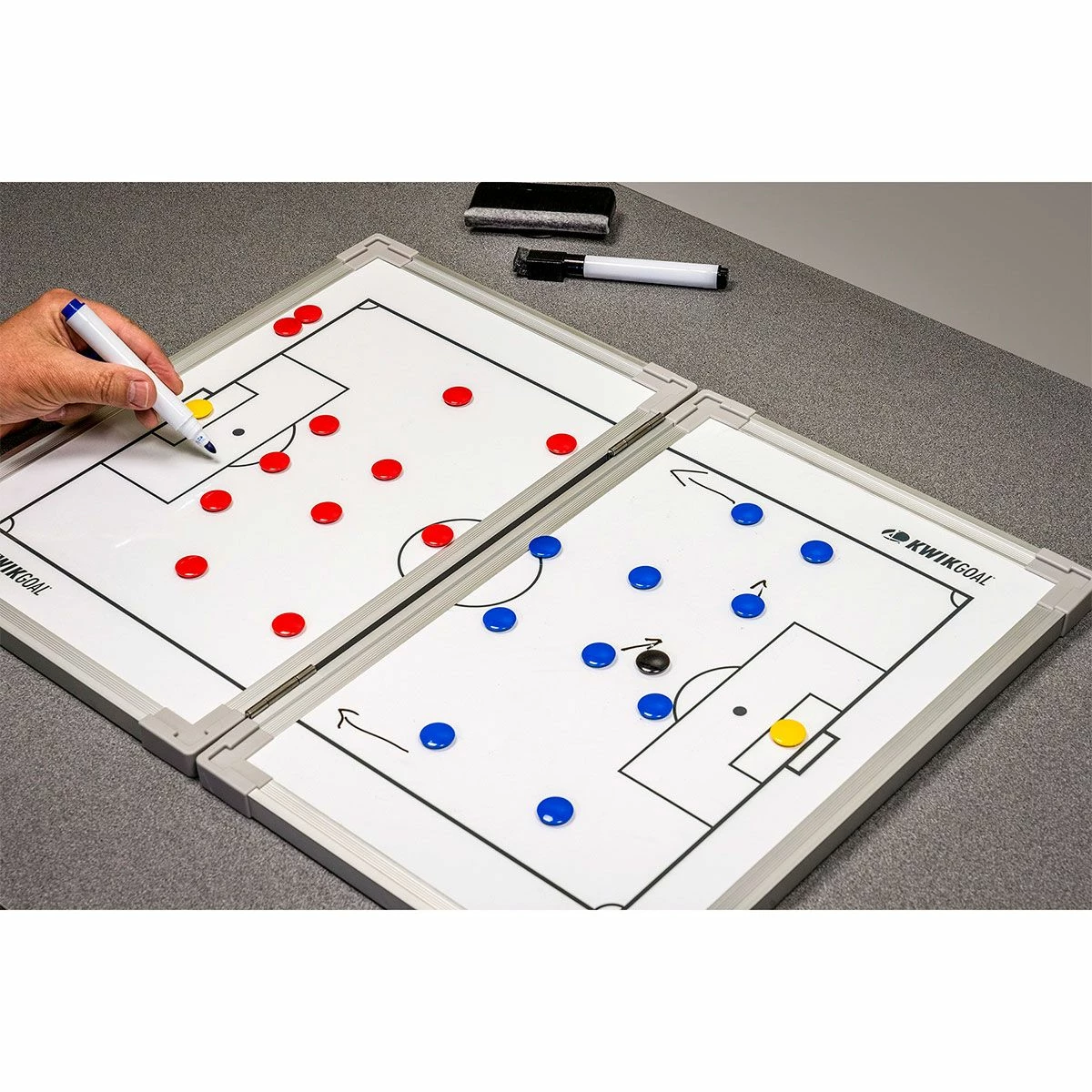 Kwik Goal Folding Soccer Magnetic Coaching Board 5 Kwik Goal Folding Soccer Magnetic Coaching Board - Image 5