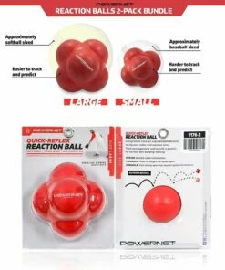 POWERNET Reaction Balls, 2pk -Deals Soccer Store a33 013 01