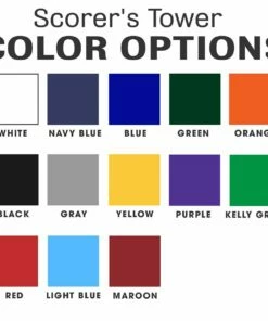 Kwik Goal Portable Scorer/Coach's Tower -Deals Soccer Store a47 002 color chart