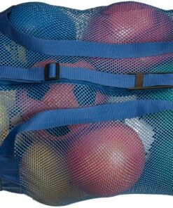Champion Mesh Sports Equipment Bag, 15''x36'' Royal