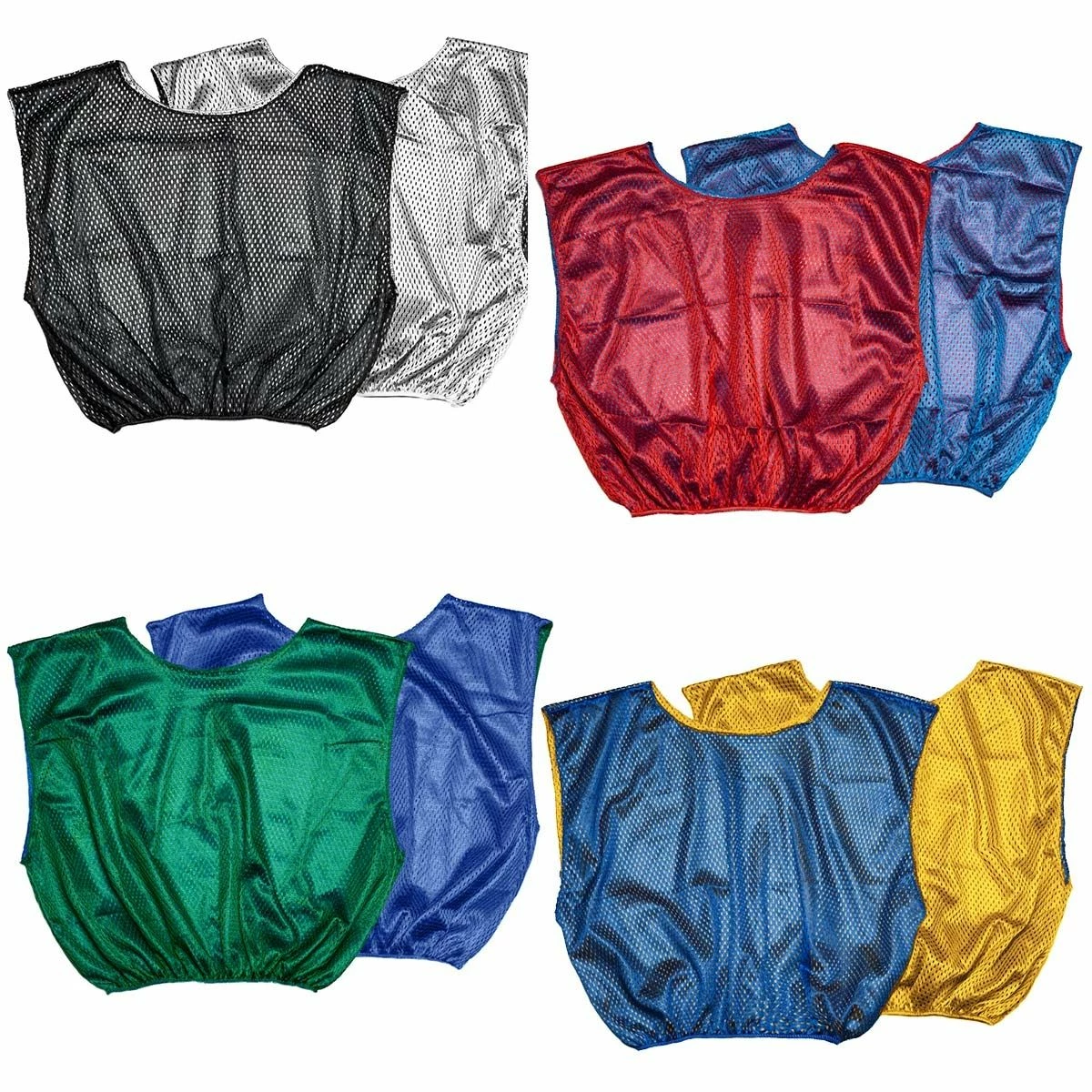 Champion ADULT Reversible Scrimmage Vest Pinnie, RSM Yellow/Green 4 Champion ADULT Reversible Scrimmage Vest Pinnie, RSM Yellow/Green - Image 4