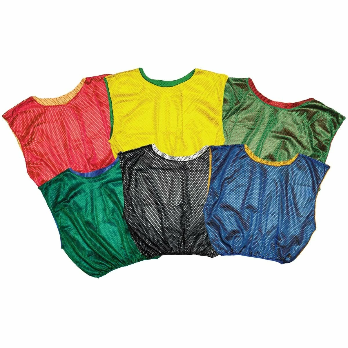 Champion ADULT Reversible Scrimmage Vest Pinnie, RSM Yellow/Green 1 Champion ADULT Reversible Scrimmage Vest Pinnie, RSM Yellow/Green
