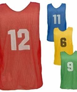 Champion ADULT Numbered Scrimmage Vest Pinnies, PSAN Royal