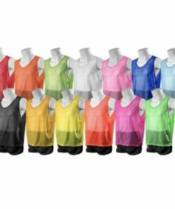 Kwik Goal YOUTH 19A1 Deluxe Soccer Scrimmage Vest Pinnie Red