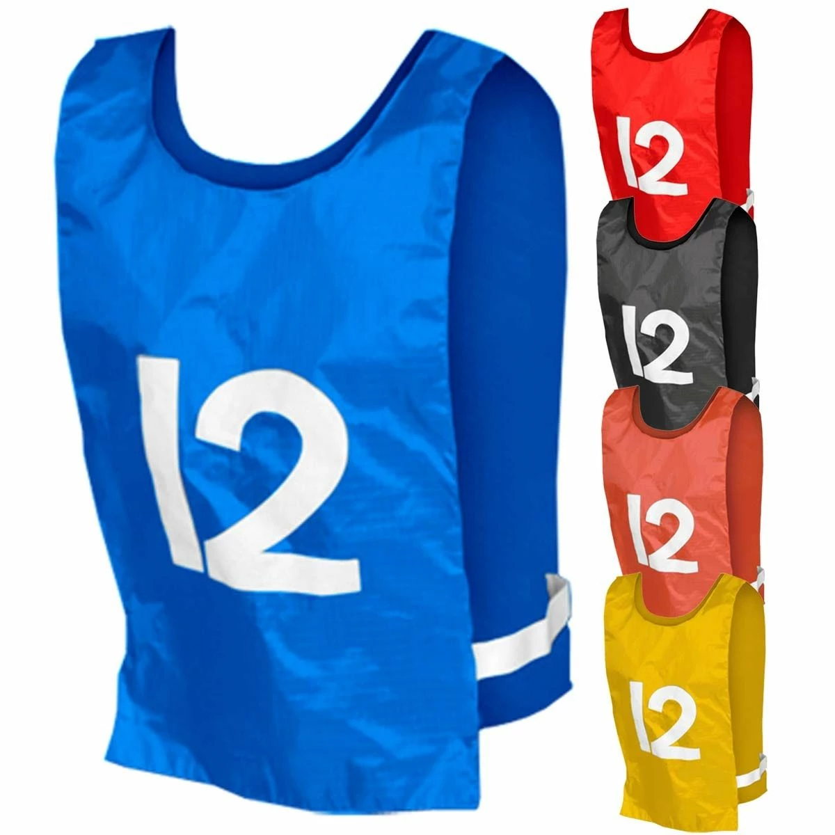 Champro ADULT Numbered 1-12 Scrimmage Vests Scarlet 1 Champro ADULT Numbered 1-12 Scrimmage Vests Scarlet