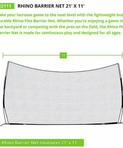 Champion 11'Hx21'W Rhino Flex Lacrosse Barrier Backstop Net -Deals Soccer Store a63 349 4