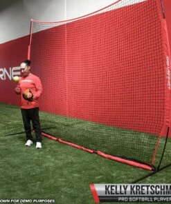 POWERNET 9'Hx12'W Portable Barrier Sport Net Navy -Deals Soccer Store a63 354 new 04