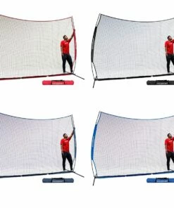 POWERNET 9'Hx12'W Portable Barrier Sport Net Navy -Deals Soccer Store a63 354 new colors
