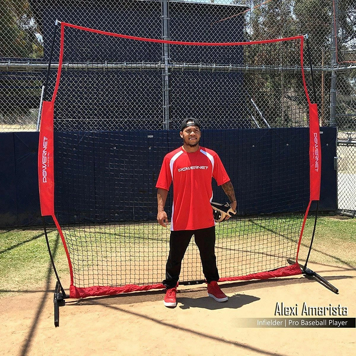POWERNET 8'Hx8'W Portable Barrier Sport Net 3 POWERNET 8'Hx8'W Portable Barrier Sport Net - Image 3